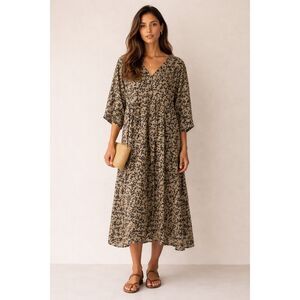 NWT MIRTH Naples dress in twig print, $315 XS